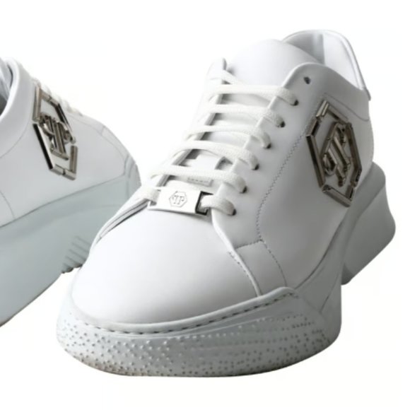 hilipp Plein Godzilla Runner Hexagon Low-Top Chunky Sneakers - Picture 1 of 11